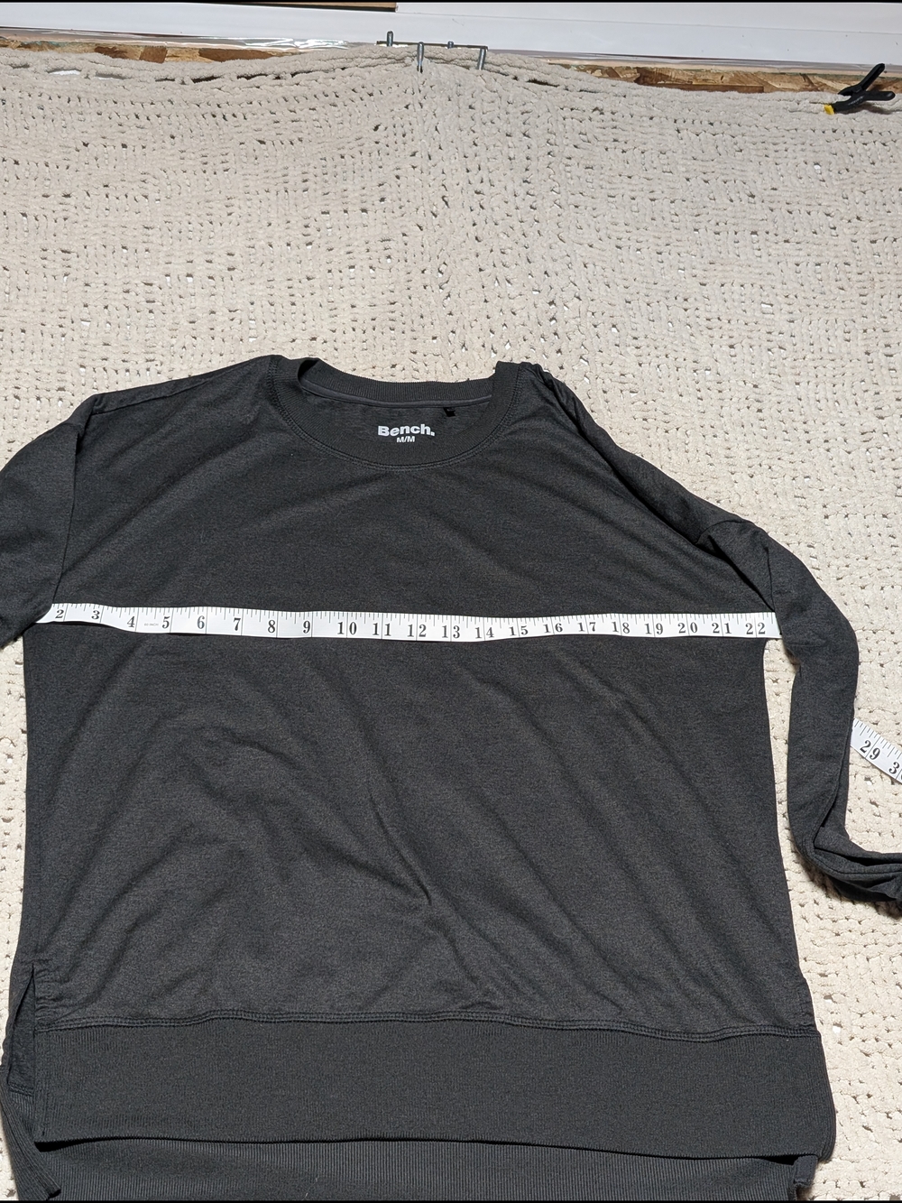 358 - Bench Charcoal Grey Oversized Crewneck Sweatshirt - Picture 5 of 7